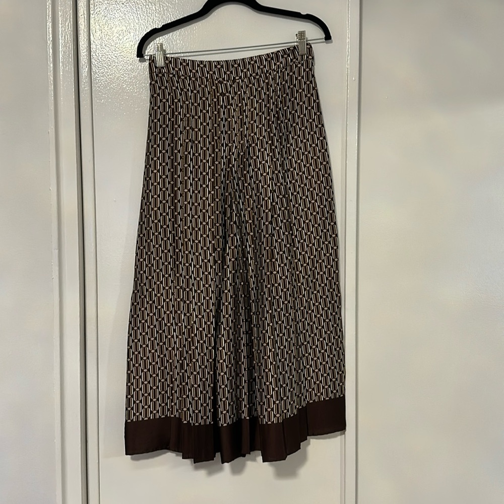 Zara PRINT CULOTTES-Brown-4886/076